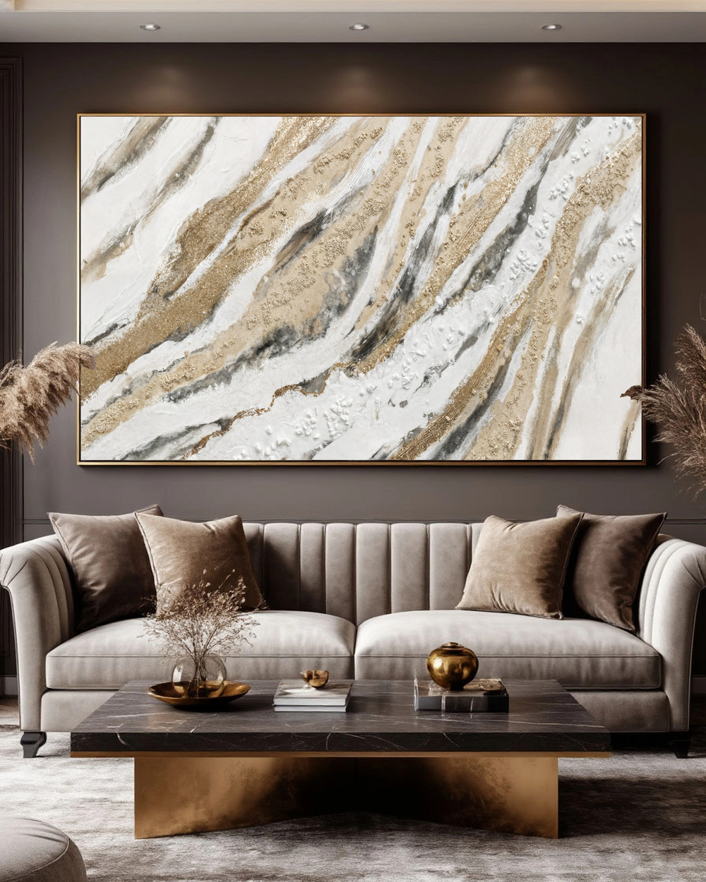 Большая картина в раме на подрамнике 150х80 см