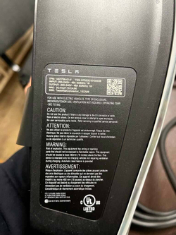Зарядная станция Tesla Wall Connector, Gen 3, 48А, USA