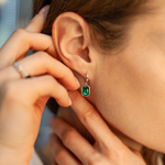 Серьги Fiore Luna EMERALD ACE29031-04