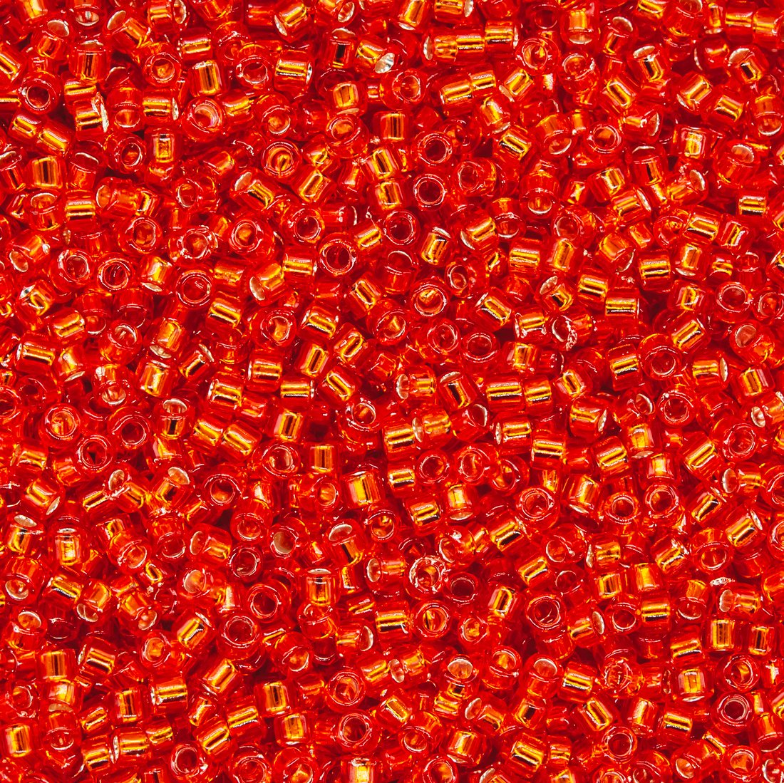 Японский бисер TOHO Treasure (№25), с внутренним серебрением, прозрачный