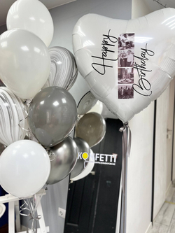 Воздушные шары для мужчины с фото Happy Birthday №3424