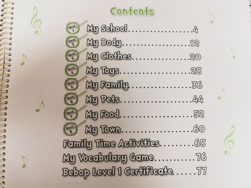 Bebop 1 Activity Book