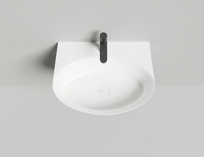 Раковина каменная накладная матовая 58x45 Salini ALDA 140322MRF окрашена по RAL