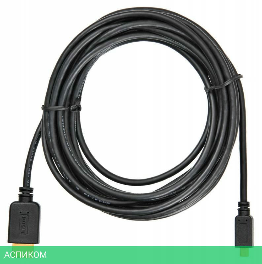 Кабель аудио-видео Buro MICROHDMI-5M 5м черный