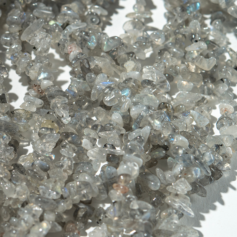 Лабрадор с яркой иризацией натуральный, фриформ, 4-10мм