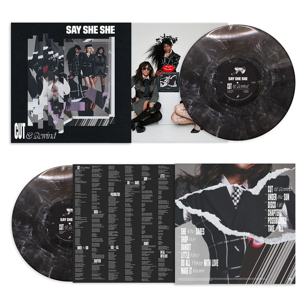 Say She She - Cut & Rewind - Limited Black Agate LP