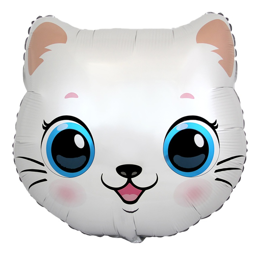 Шар Фольгированный Голова Кота (Ассорти)