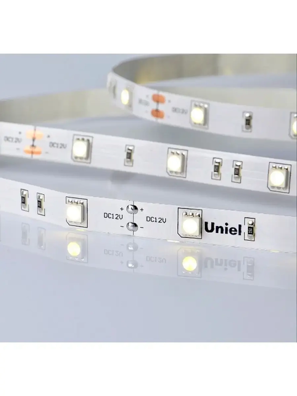 Светодиодная лента ULS-M22-5050-10mm-IP20-7.2W-3000K