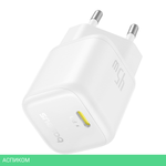 Сетевое зарядное устройство Baseus PicoGo 45W EU Moon White (P10176800213-00)