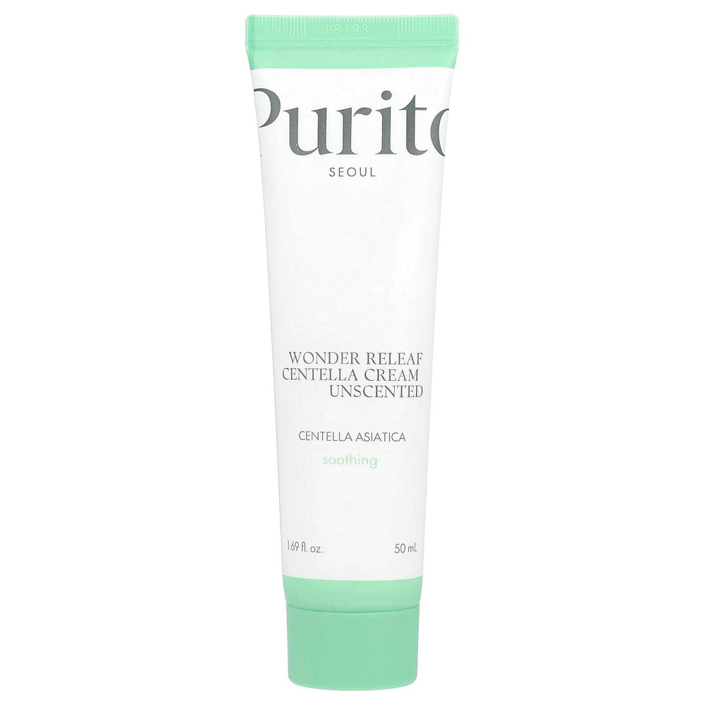 Purito, Wonder Releaf, крем с центеллой, без запаха, 50 мл (1,69 жидк. унц.)