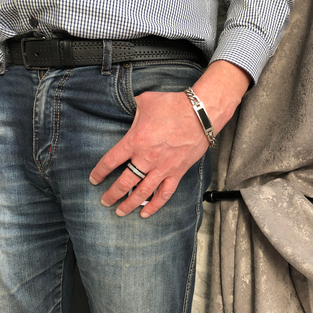 Кольцо, Сталь, артикул R-M3024K (Размер 13)