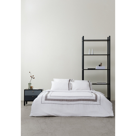 Тумба прикроватная LATITUDE Saga, Hordur, 55х40х50 см, черная