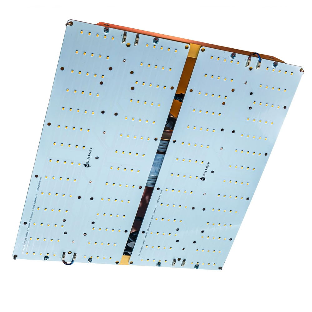 Светодиодный светильник Minifermer Quantum board 120 (60*2) Ватт 301b драйвер  металл 1,8