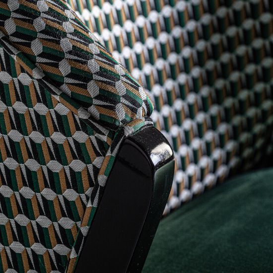 Стул Kelheim цвет зеленый/черный Испания 