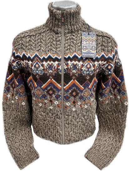 Pulltonic из шерсти и кашемира на полном замке "Хорс" Размеры (50-54)