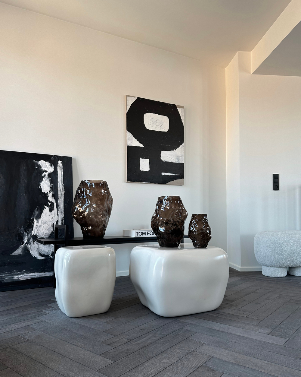 Ваза 101 Copenhagen Katachi Vase, Big, Smoked Forest, дымчатый лес