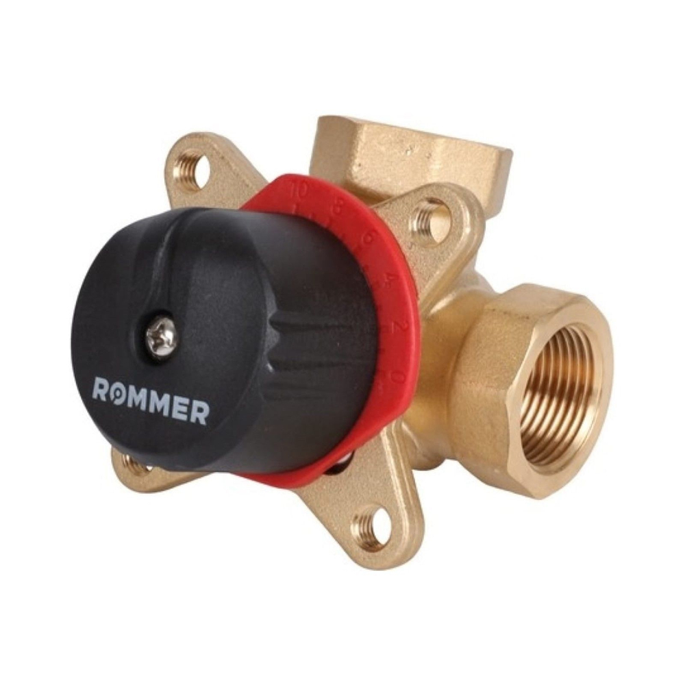 Клапан трехходовой смесительный RVM, Ду15-50, Rommer
