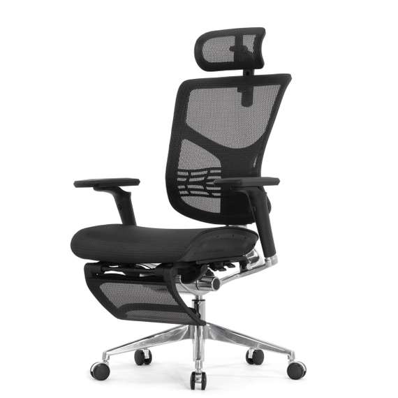 Кресло EXPERT 2 STAR RSTM 01 (сидение MAX с поднож, подлокот 6D(360),подголовник 5D, цвет чёрн)