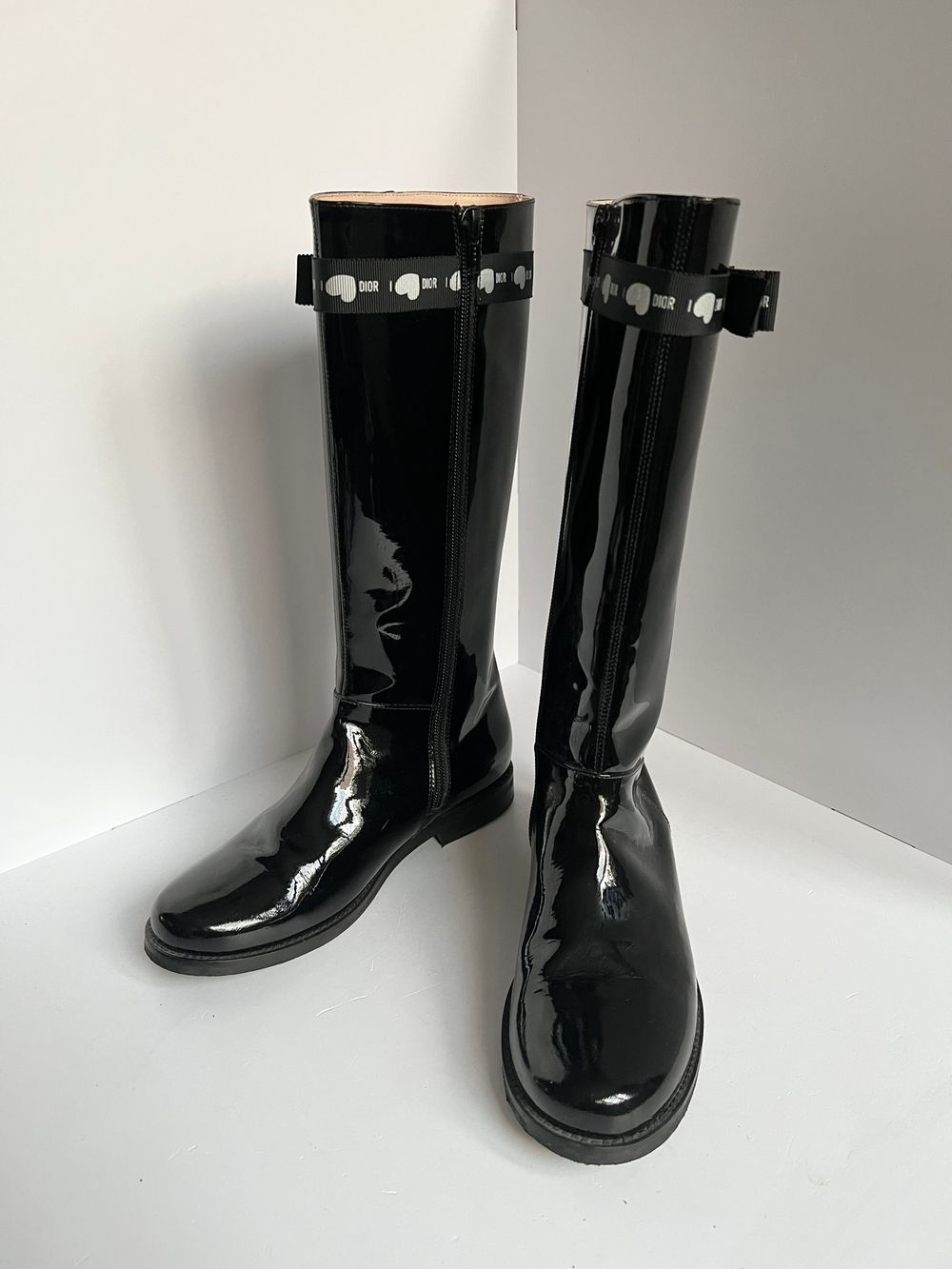 Кожаные сапоги Dior, 35