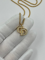 Кулон лого Christian Dior