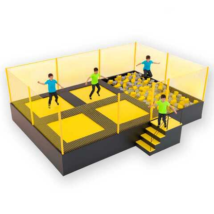 Большие батутные арены более 20 кв. метров