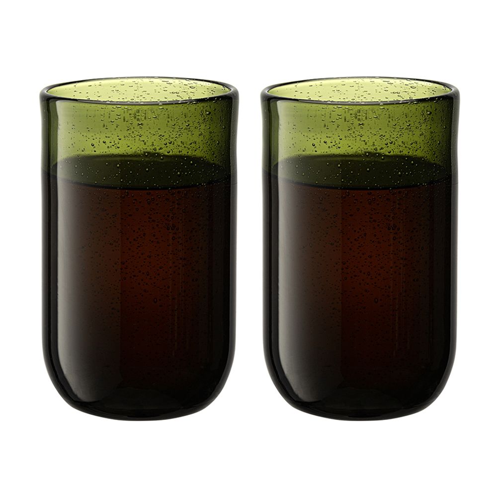 Набор стаканов Flowi, 510 мл, темно-зеленые, 2 шт.
