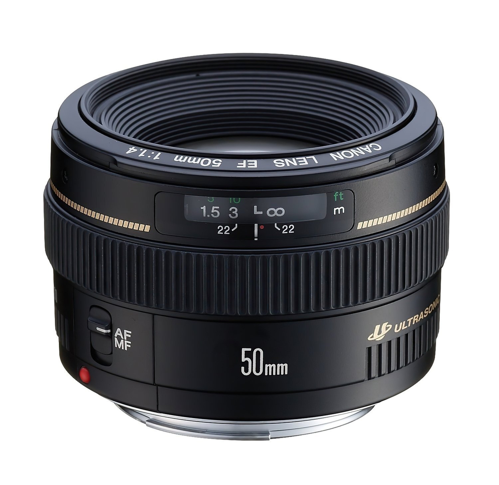 Объектив Canon EF 50mm f/1.4 USM, черный