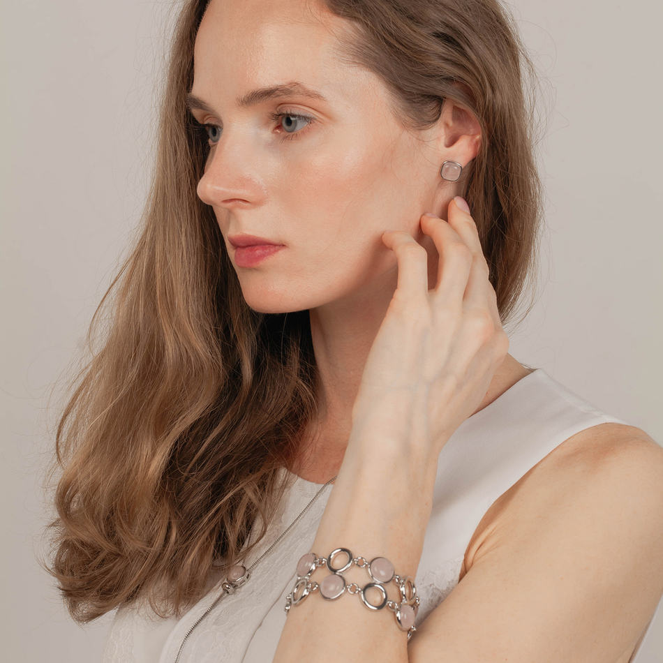 Серьги Possebon Q.Rose A0265.7 S