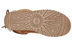 UGG Угги Classic Double Bow Mini, коричневый/белый