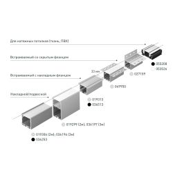 Профиль SL-LINE-3535-3000 BLACK (Arlight, Алюминий) 036253