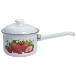 Кастрюля эмалированная 1,5л «Сочная клубника» С-1608АП/4