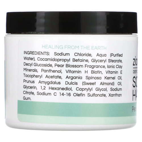 Zion Health, Глубоко очищающий скраб для кожи головы и волос, грушевый цвет и морская соль, 113 г (4 унции)