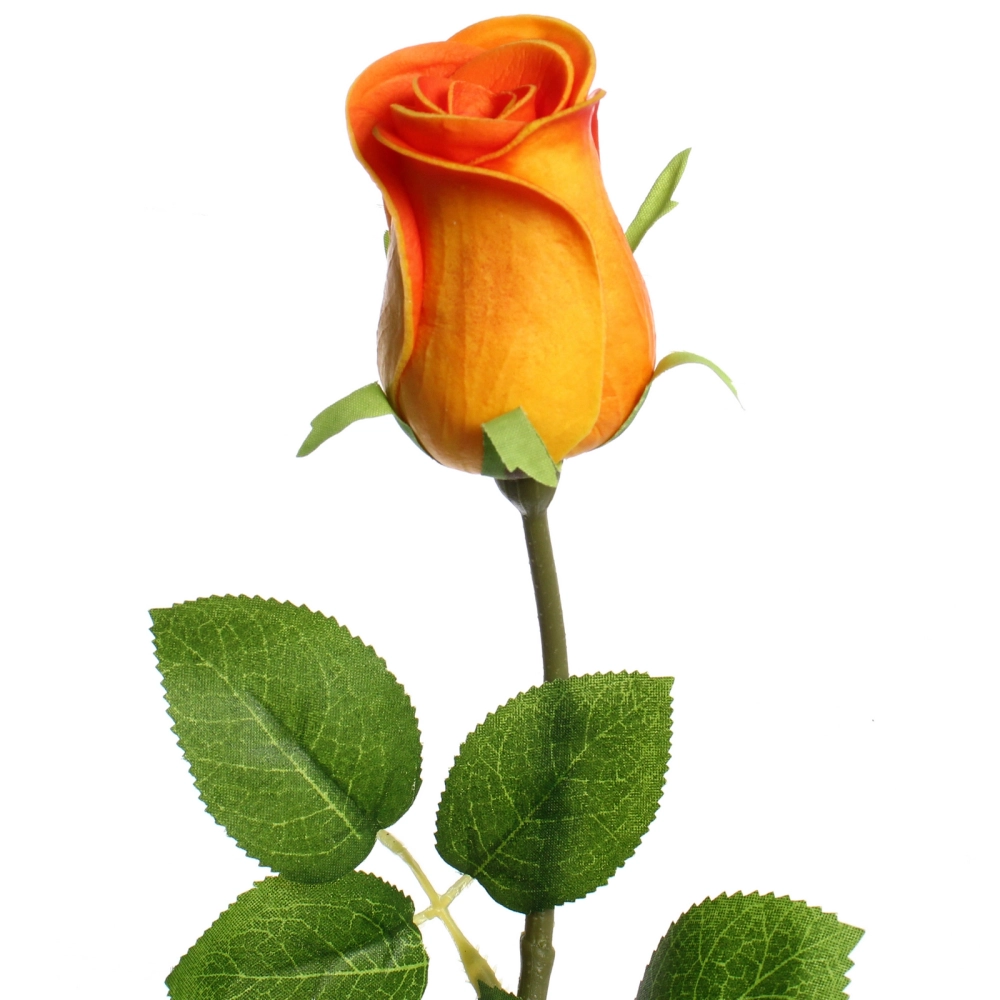 Цветок искусственный «Natur» 45см Роза персиковая