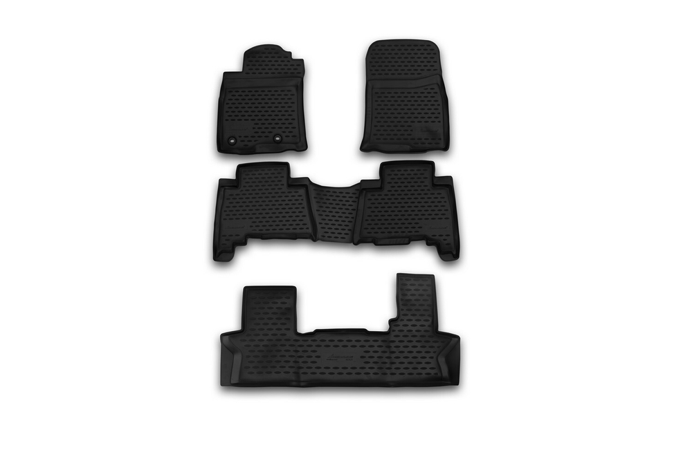 Коврики в салон TOYOTA Land Cruiser Prado 150 2013-&gt;, 7 мест, 5 шт. (полиуретан) NLC4876210K