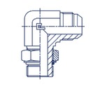 Штуцер FRA90 JIC 1.5/16" UNF1.5/8"