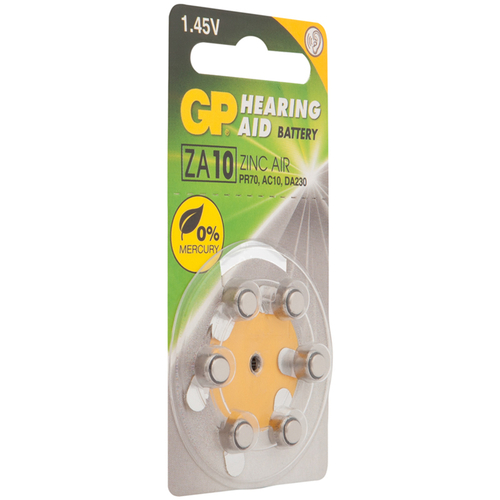 Батарейка для слух.аппаратов ZA10F GP 1.4V (1шт)