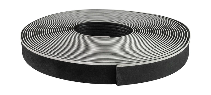 Покрытие палубное 50ммx5мм, черный, белая полоса, Marine Rocket