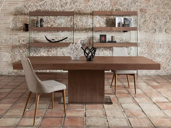 Стол раскладной Angel Cerda Atemporal 1015, 180-240х100 см, орех