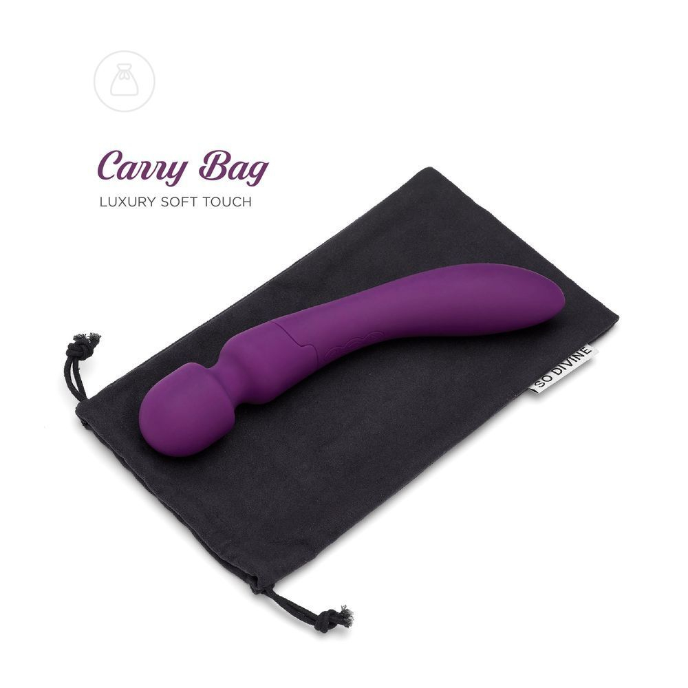 Фиолетовый вибратор-жезл So Divine Wicked Game Magic Wand - 24 см. (Цвет: фиолетовый)