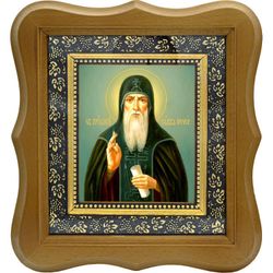 Савва Печерский Преподобный. Икона на холсте.