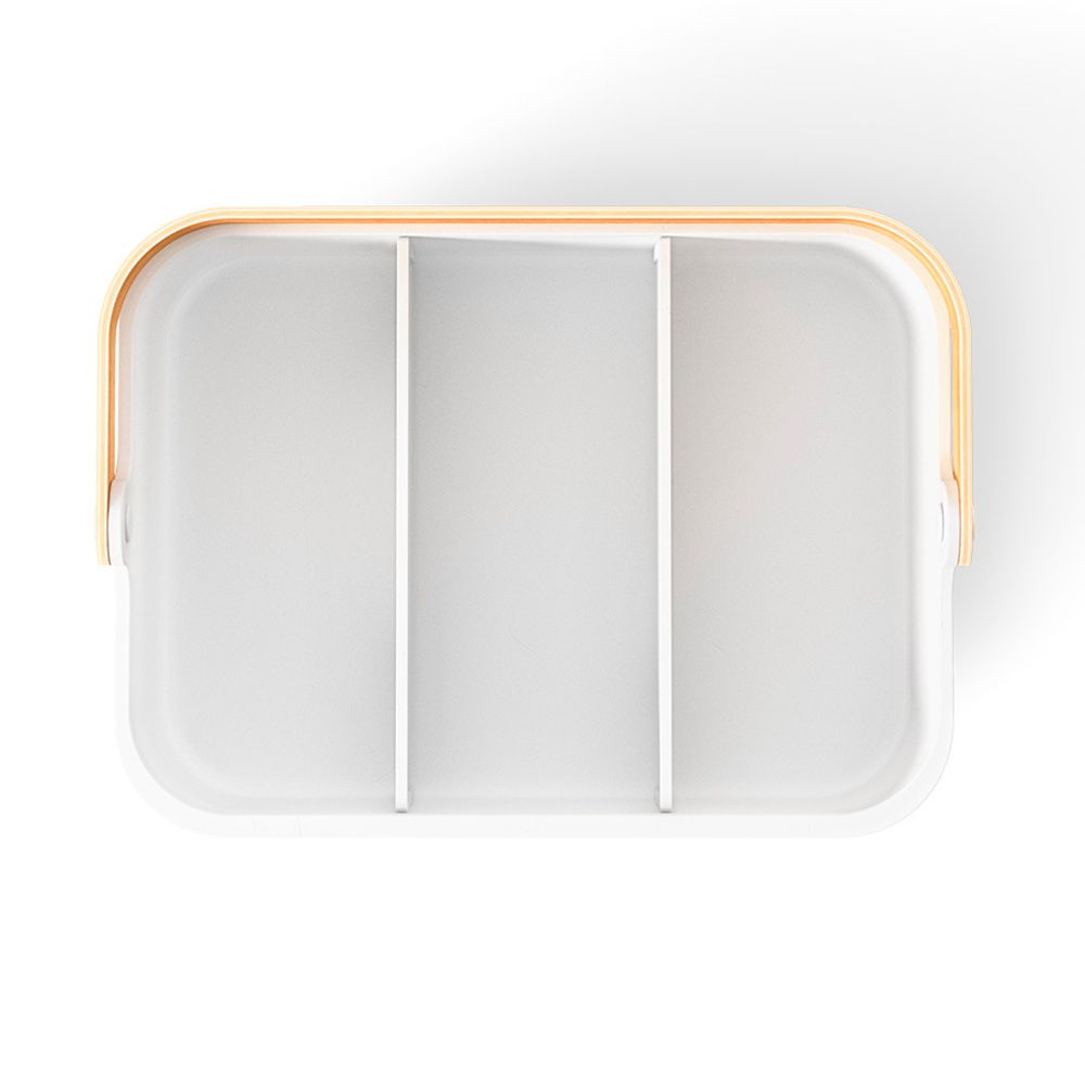 Органайзер Bellwood, 37х27 см, белый/натуральное дерево