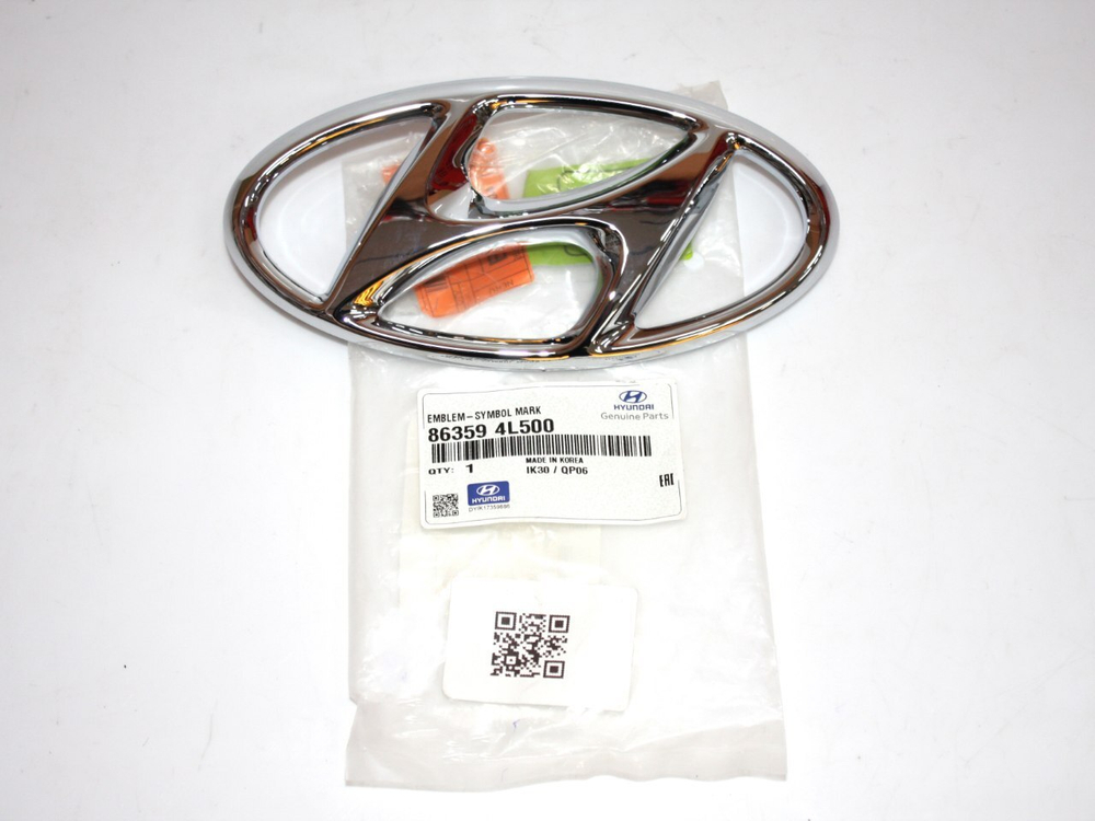 Эмблема решетки радиатора 863594L500 для Hyundai Solaris