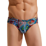 Мужские трусы-бразилиана с принтом Micro Touch Hipster (Размер: XL) (Цвет: разноцветный)