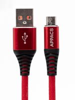 Кабель APPACS (рус.) AP03156m , microUSB, 5V/2.4A, 1 метр