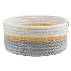 Корзина для хранения Bergenson Bjorn Lucy 21х10см бежевая/серая