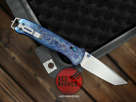 Нож Benchmade Bailout 537 "Огненный" Титан