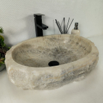 Раковина из оникса Erozy Grey EO-64541 52*42*15 0156