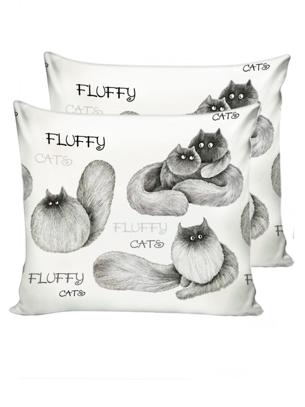 Наволочка комплект 2шт Сказка "Флиппи" 70х70 см, поплин