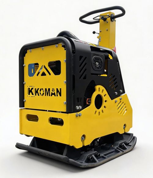 Виброплита дизельная KOMAN MSH500-1 гидравлика - [495 кг / 65 кН / Hi-Earn 1105FE]