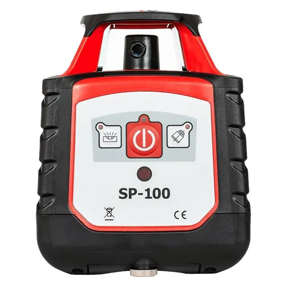 Комплект: ротационный нивелир RGK SP-100 + элевационный штатив RGK SH-170 + рейка RGK LR-2 + дальномер RGK DL100 134396